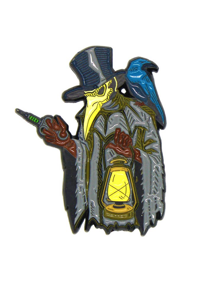 Plague Doctor Enamel Pin for wholesale by vampirefreaks