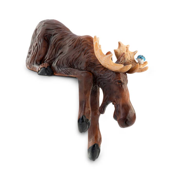 DEMDACO - Wholesale Decorative Figurine - Moose Shelf Sitter Figurine