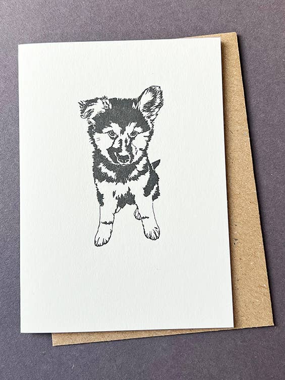 Carte-note alsacienne pour la vente par Penguin Ink