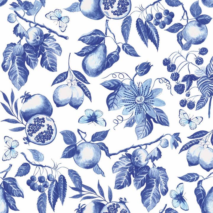 LUNCH-BLUE TOILE for wholesale by Paperproducts Design • Ambiente