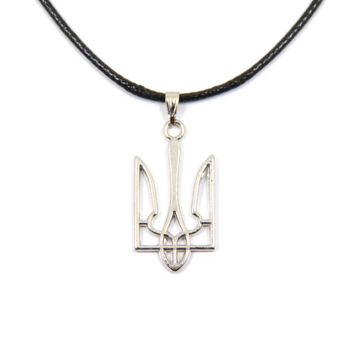 SomeBijoux4You - Wholesale Pendant/Charm Necklace - Ukrainian Emblem Necklace, Silver Ukraine Tryzub Jewellery8