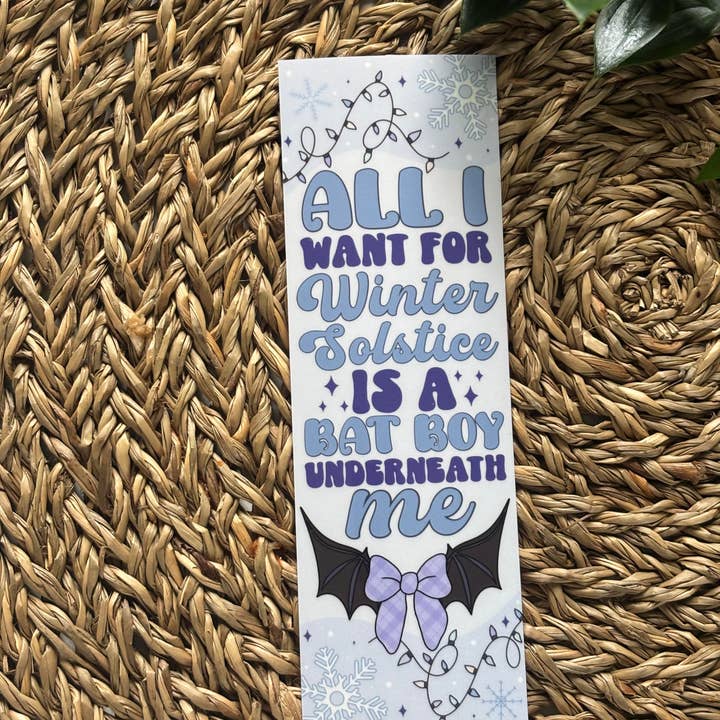Nordic Book Adventure – wholesale Bookmark – Bat Boy Underneath Me Bookmark