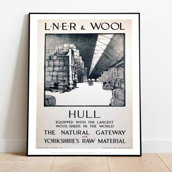 Star Editions – wholesale Art print – Lner And Wool - Hull - 11X14” Premium Art Print1