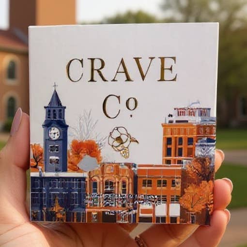 Auburn University Box Candle for wholesale by Crave Candle Co. LLC