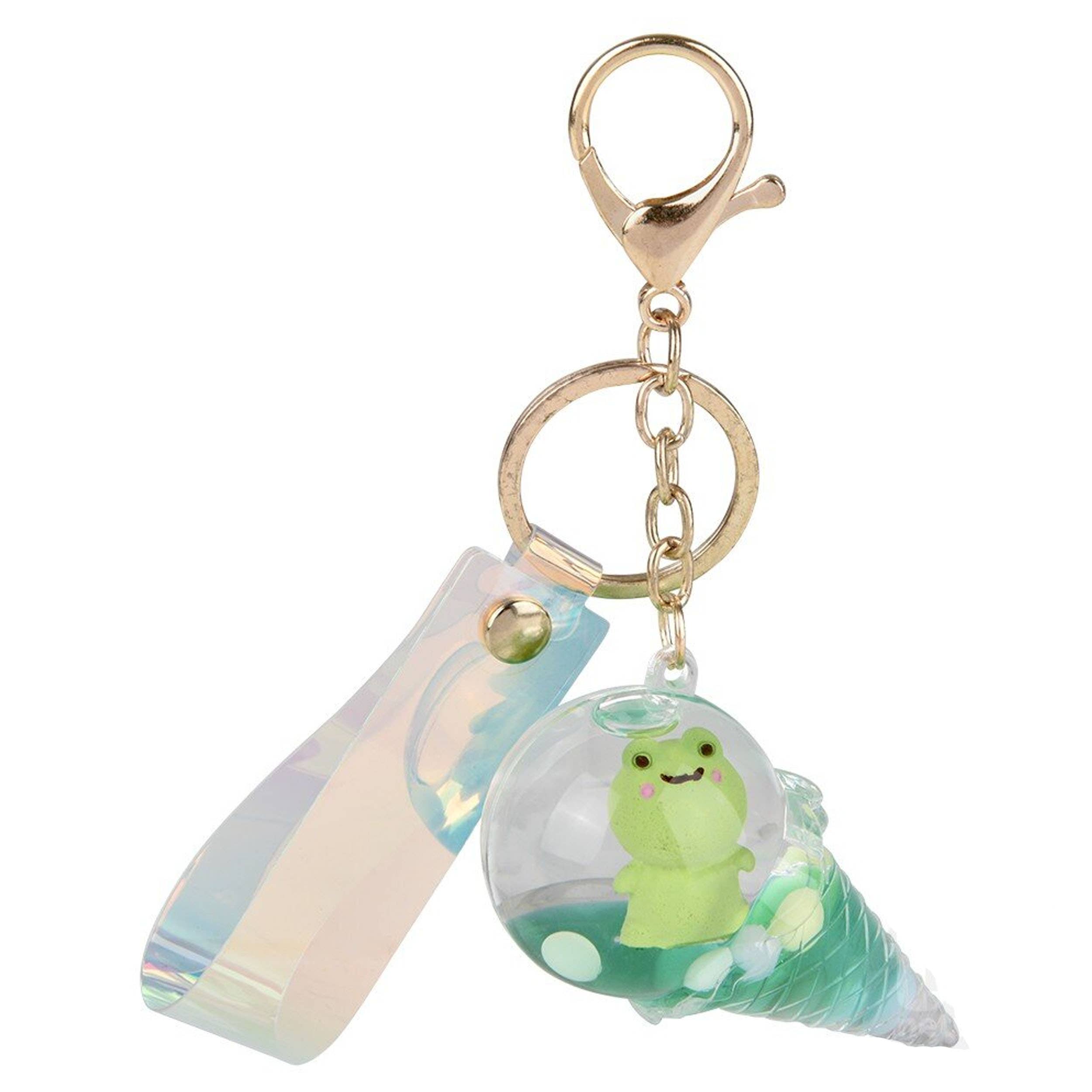 PR GROUPS LLC - Venta al por mayor Llavero - Niños - Llavero con Helado de Patrón Animal - Surtido3