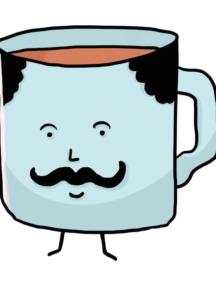 Quality Dad - Tea - Greetings Card - LukeHorton Art for wholesale by LukeHorton Art Ltd