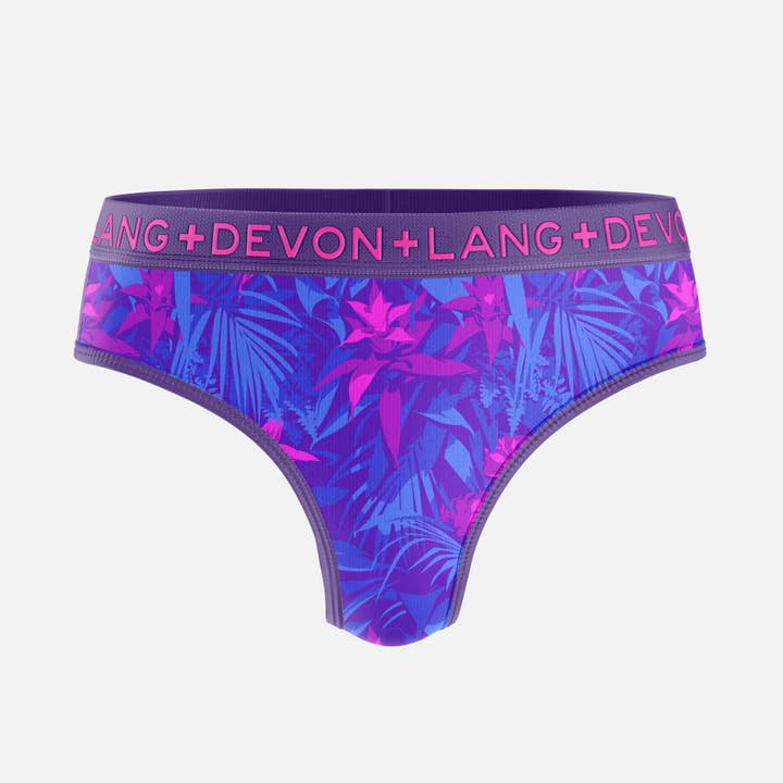 Katrina Tanga de Uso Diário - Bromélia Ultra Violeta por atacado de Devon + Lang