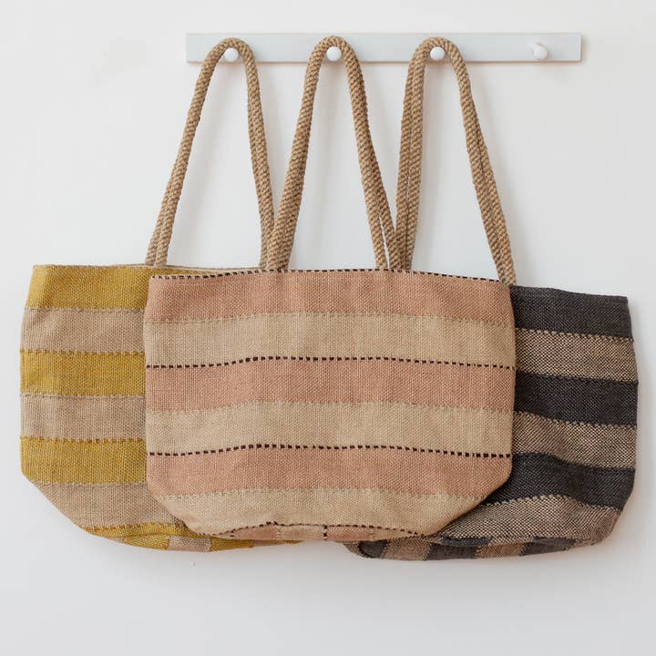 Will & Atlas – wholesale Bärkasse - Dam – Axelväska, jute/Khari grå3