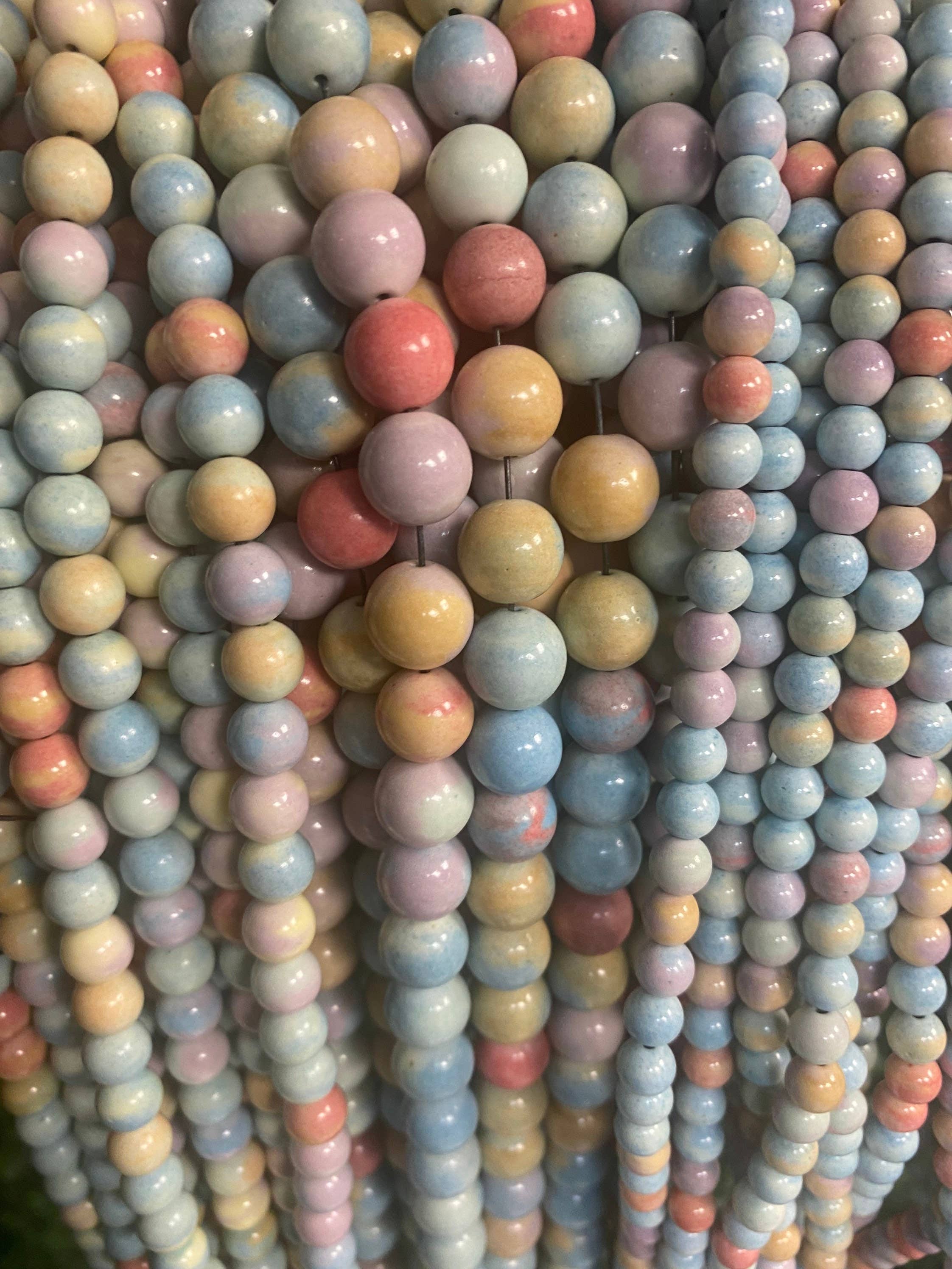 The Bead Bazaar - Wholesale Beads - Pastel Agate Stone Beads, Mystic Birthstone Beads, Genuine G3