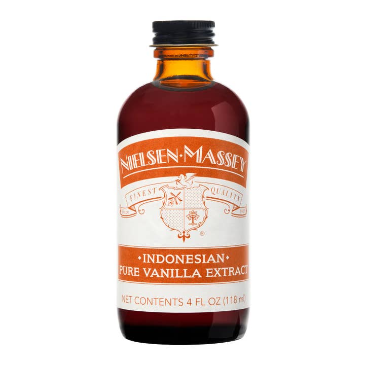 Nielsen-Massey Vanillas - Wholesale Vanilla/Fruit Extract - Nielsen-Massey Indonesian Pure Vanilla Extract, 4 oz.
