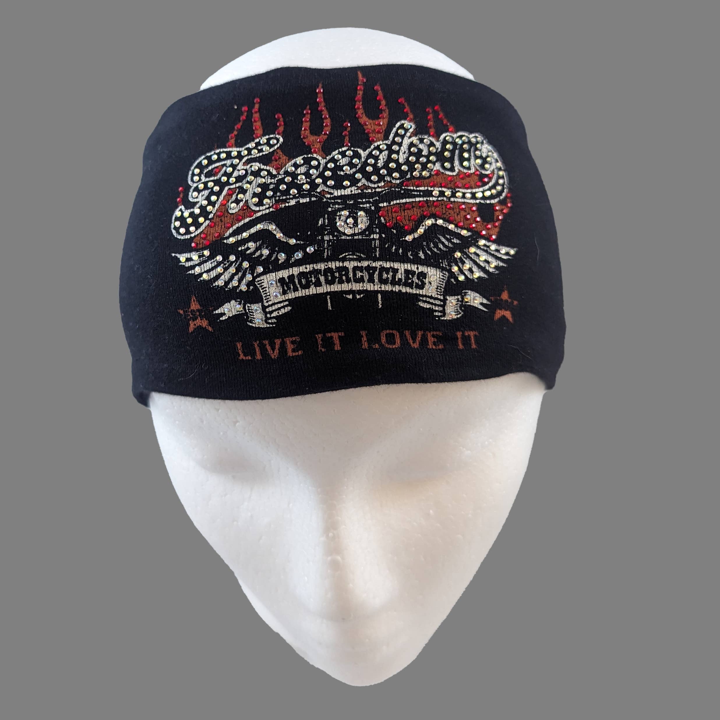 Gem City Attire - Wholesale Fashion Headband - Women's - HW101R - Freedom Flames head wrap