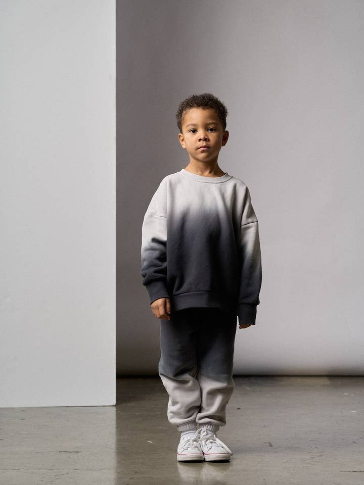 Little Bipsy - Wholesale Athletic Sweatpants/Joggers - Kids - Ombre Elevated Sweatpant - Black