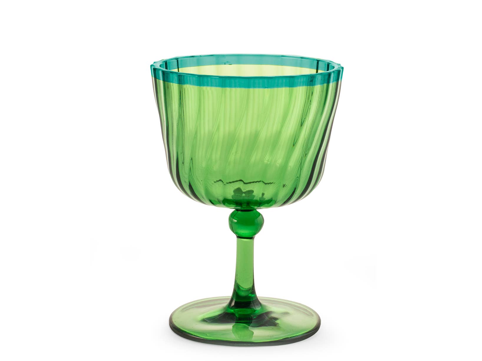 H&H - Wholesale Wine Glass - Set of 12 Acrylic Glasses Assorted Colors 25 cl4