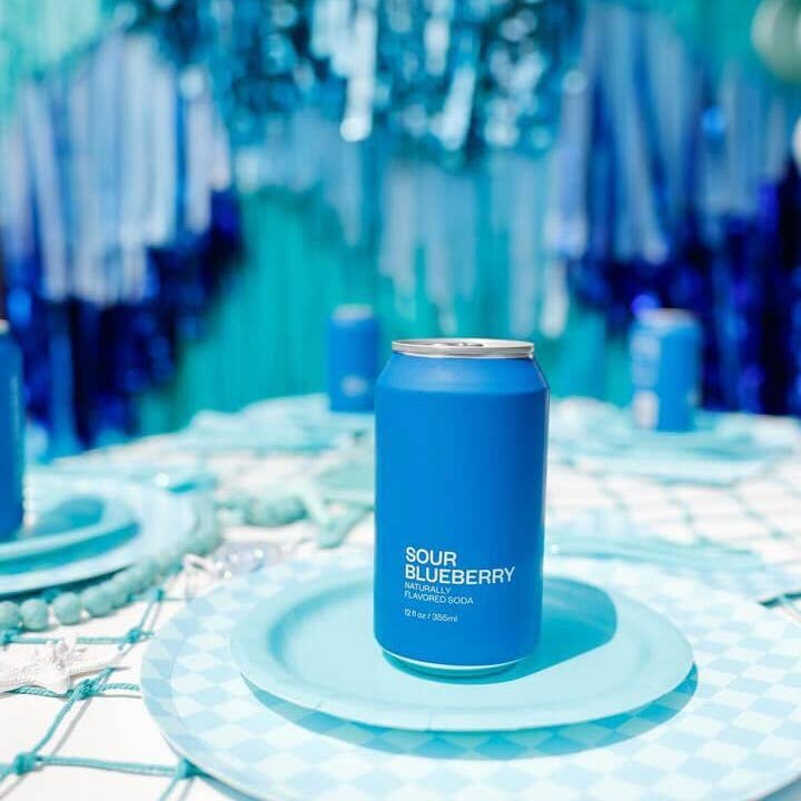 United Sodas - Wholesale Soda/Carbonated Drink - Naturally Flavored Soda - Sour Blueberry 2