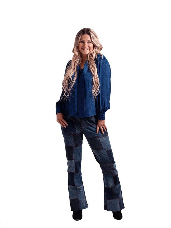 Jean bootcut Piece Of Jeans: azul oscuro para venta al por mayor de Piece Of Jeans