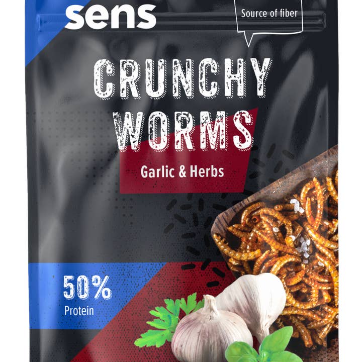 sens - Wholesale Protein/Superfood Powder - Spicy Crunchy Worms | Pouches 12 g2