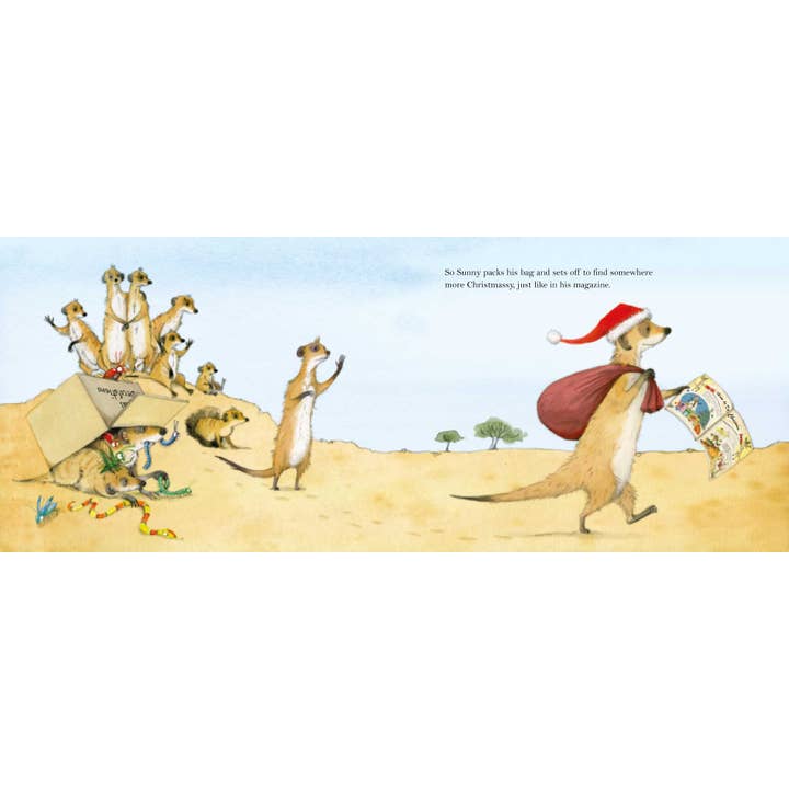 Simon & Schuster - Wholesale Early Reader Book (6-8) - Meerkat Christmas by Emily Gravett3