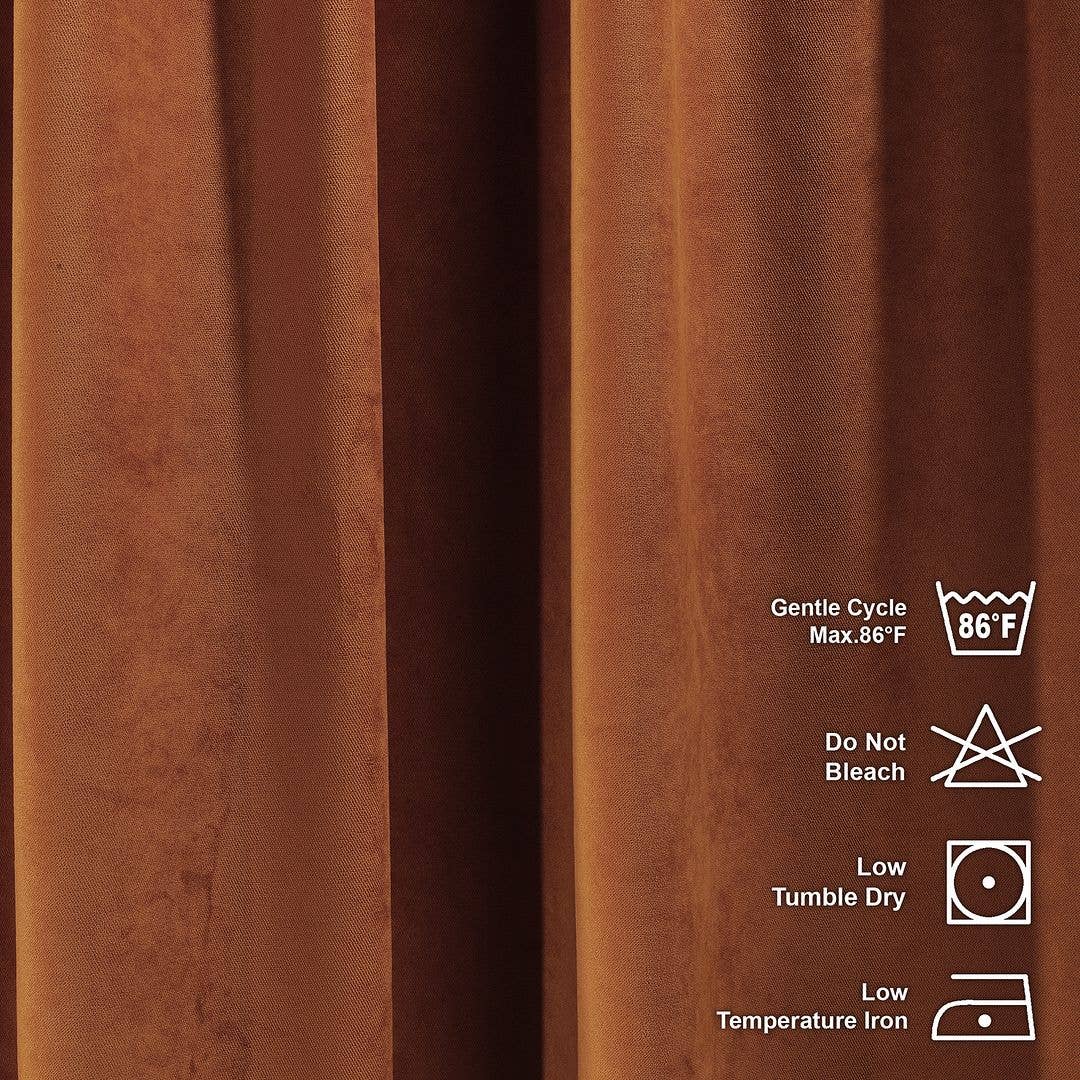 Bes Home Design – Engroshandel Gardin – 100 tommer brede og ekstra lange matterede fløjlsgardiner i specialmål9