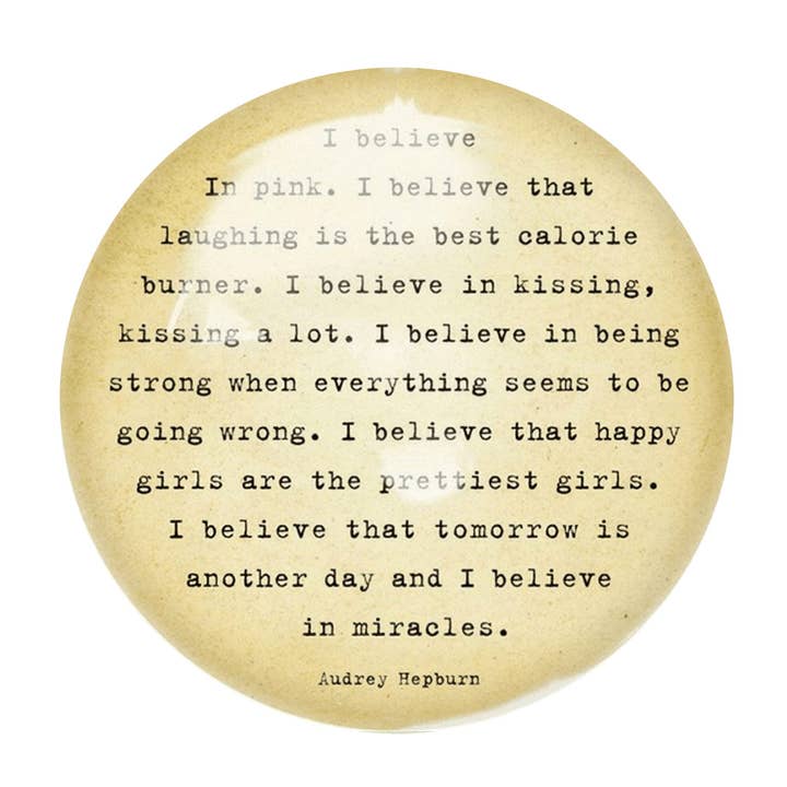 Sugarboo & Co – wholesale Paper weight – Paperweight - I Believe in Pink