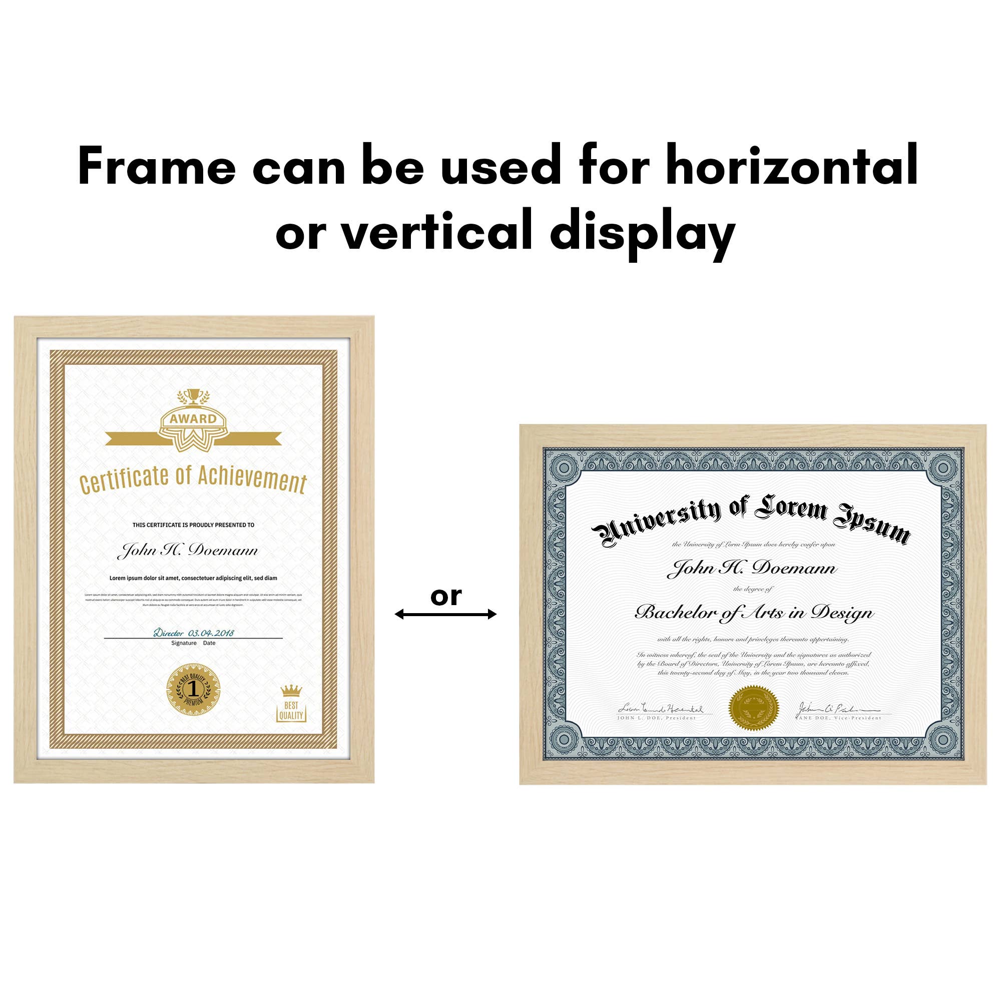 Americanflat - Wholesale Picture Frame - Americanflat 5 Pack Picture Frames With Mat Plexiglass Cover139