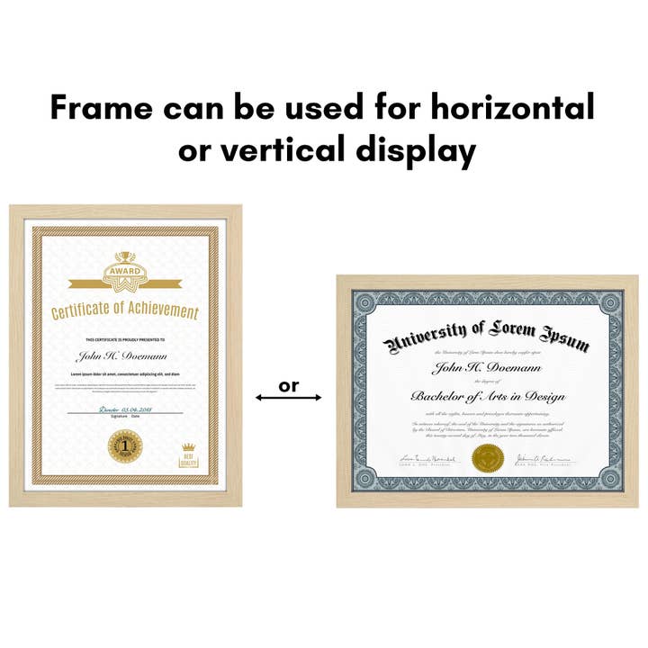 Americanflat - Wholesale Picture Frame - Americanflat 5 Pack Picture Frames With Mat Plexiglass Cover139