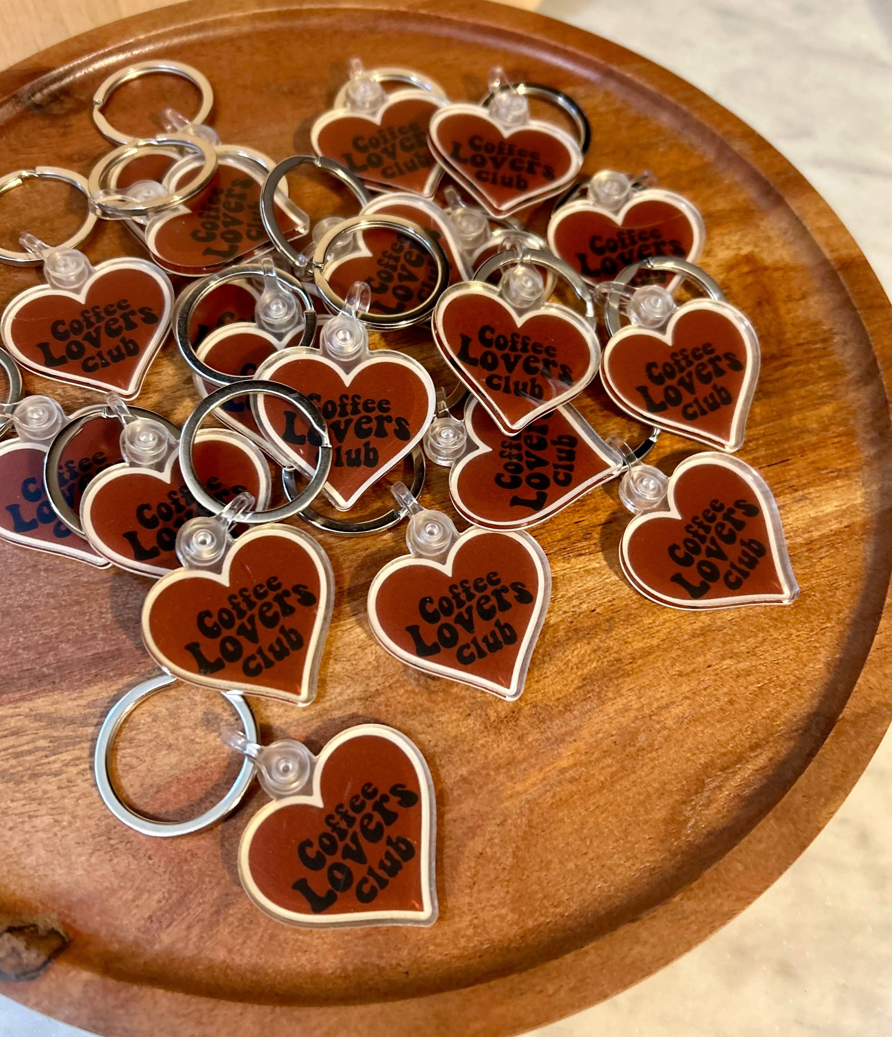 Axle Rose Co - Vente Porte-clés – femme - Porte-clés Coffee Lovers Club • crème0