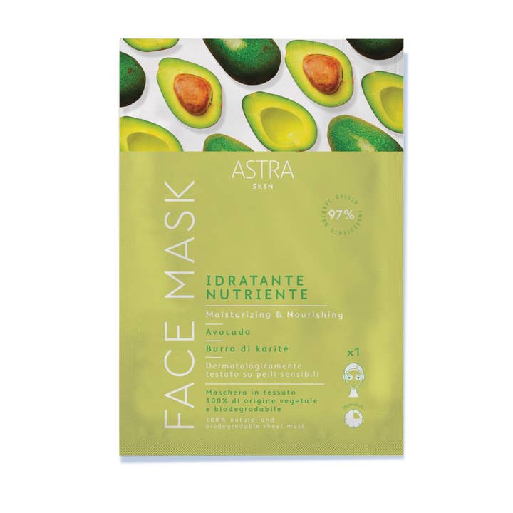 Moisturizing and nourishing face mask for wholesale by Astra Make-Up