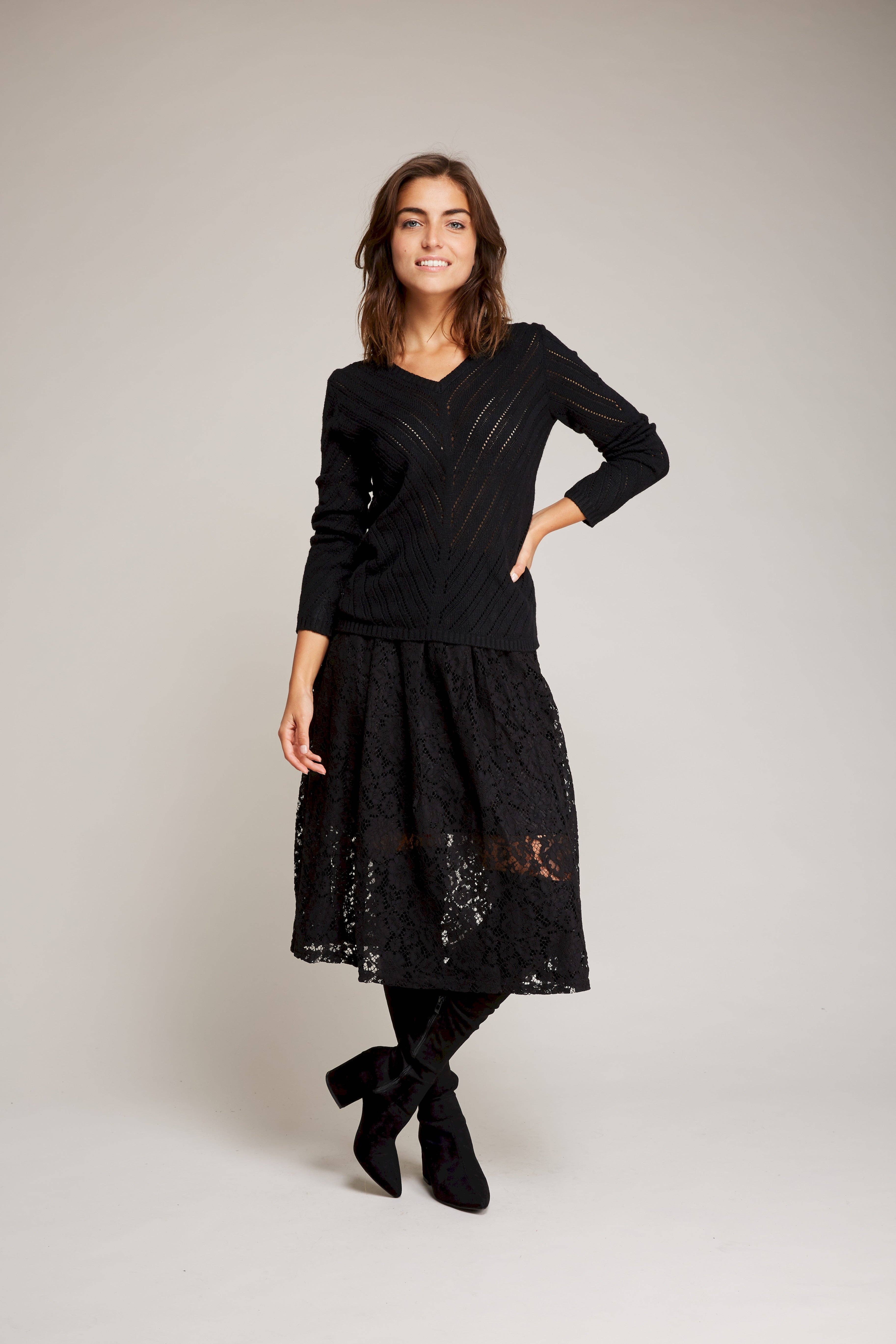 Andy & Lucy - Wholesale Knit Sweater - Women's - PYRENEE - Openwork sweater4