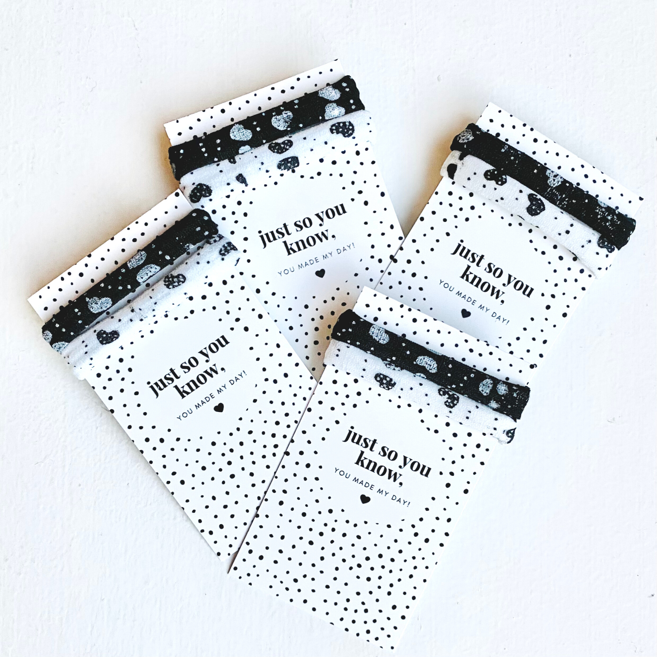 Tiny Gift Society – wholesale Hair tie – Thank You Gifts Mini Heart Hair Tie1