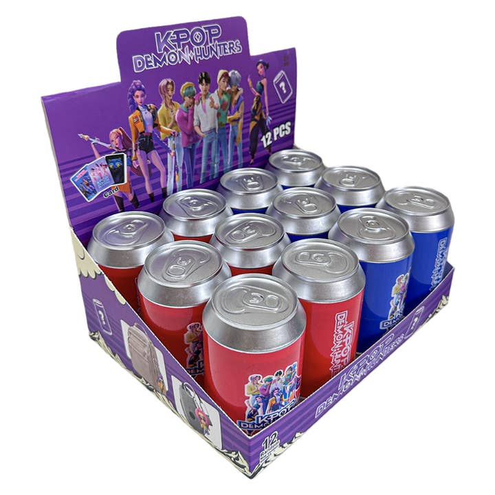 Auraquise - Wholesale Keychain - Unisex - K-POP Demon Hunters Blind Box Keychain Figures – Trendy Can-Shaped Collectible Toys for Bags and Cars1