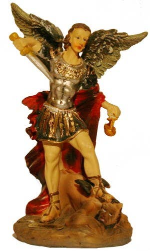 El Alquimista – Estatueta decorativa por atacado – Resina ECO SAN MICHAEL ARCANGEL 15 cm0