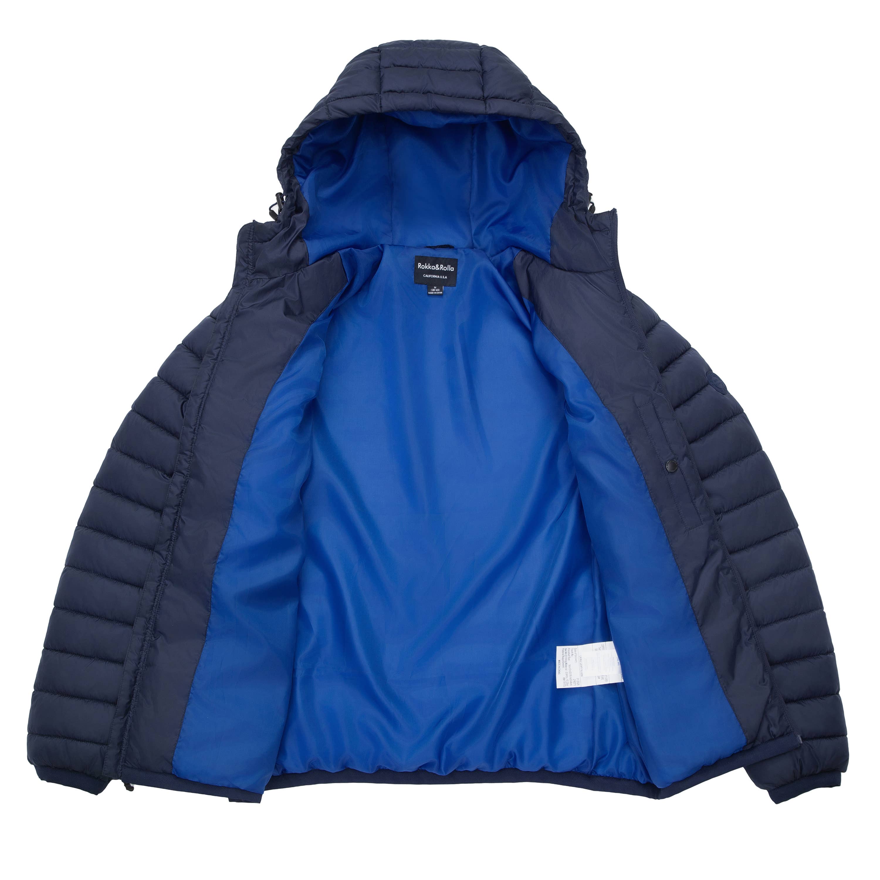 Rokka & Rolla - Wholesale Puffer Jacket - Men's - Men's Light Puffer Jacket Coat6