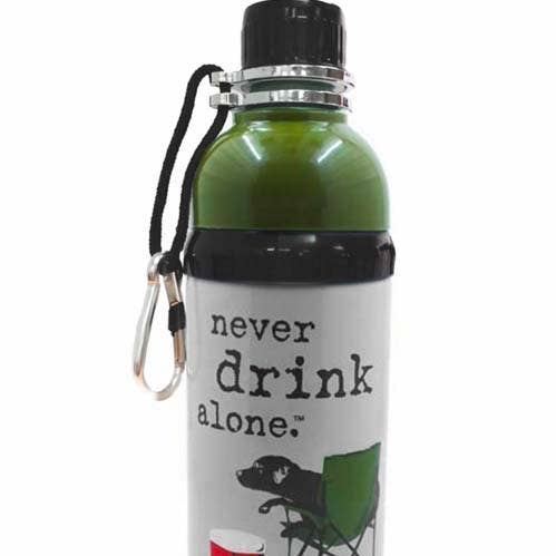 Dog is Good - Vendita all'ingrosso Borraccia - Cani - Bottiglia d'acqua per cani Never Drink Alone