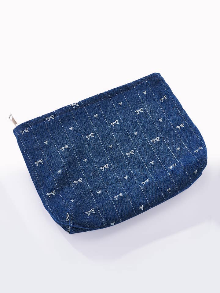 Bow tie pattern pouch CY221JH for wholesale by BYREN | ÉLINE L'ATELIER