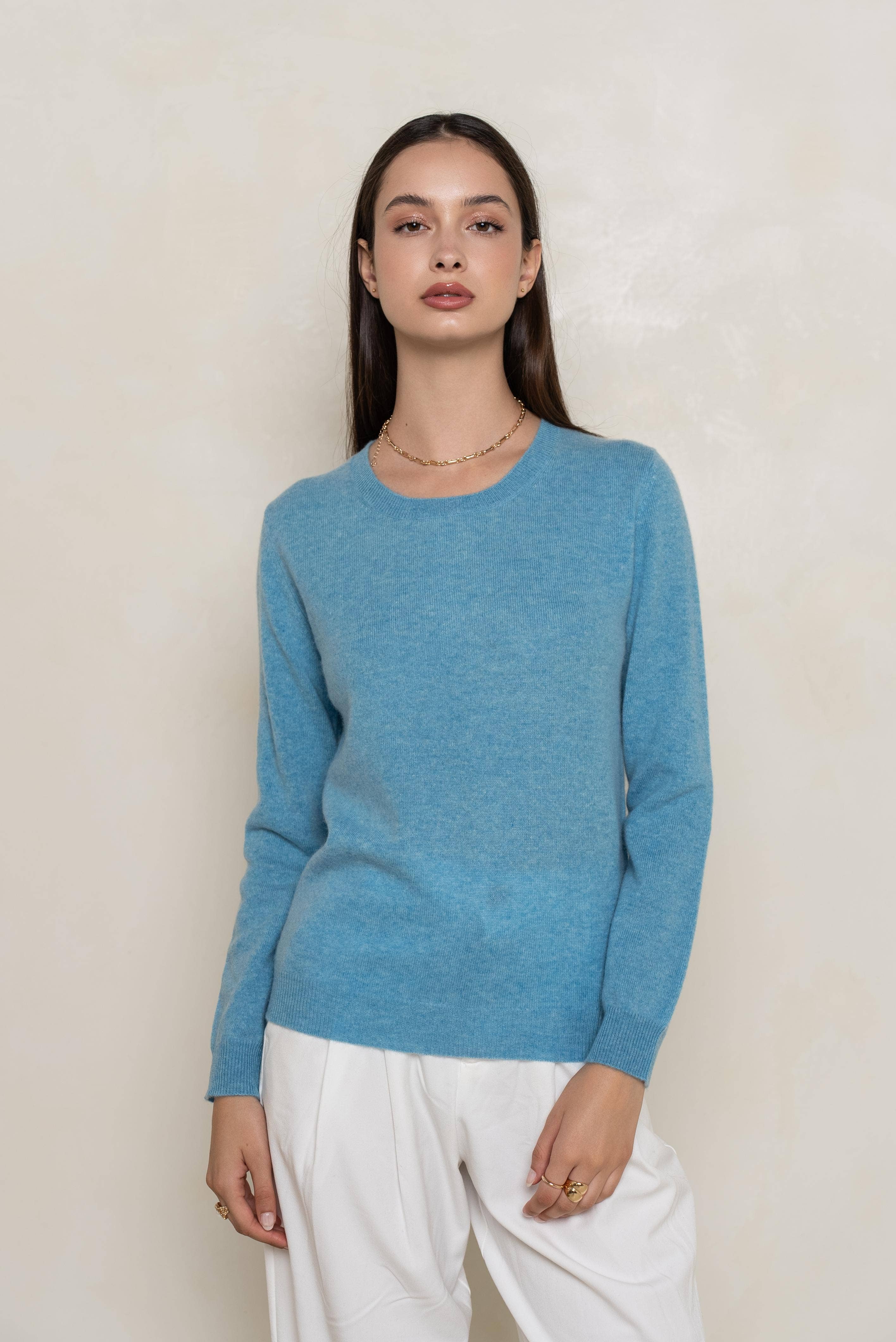 jw.atelier - Wholesale Knit Sweater - Women's - 100% cashmere crew neck sweater3