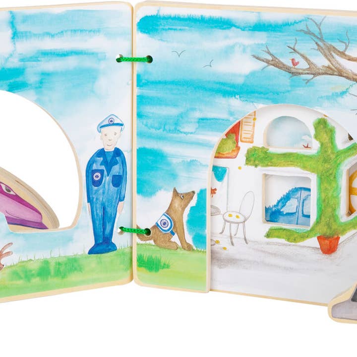 small foot - Wholesale Preschool Book (3-5) - Picture Book Police, interactive2