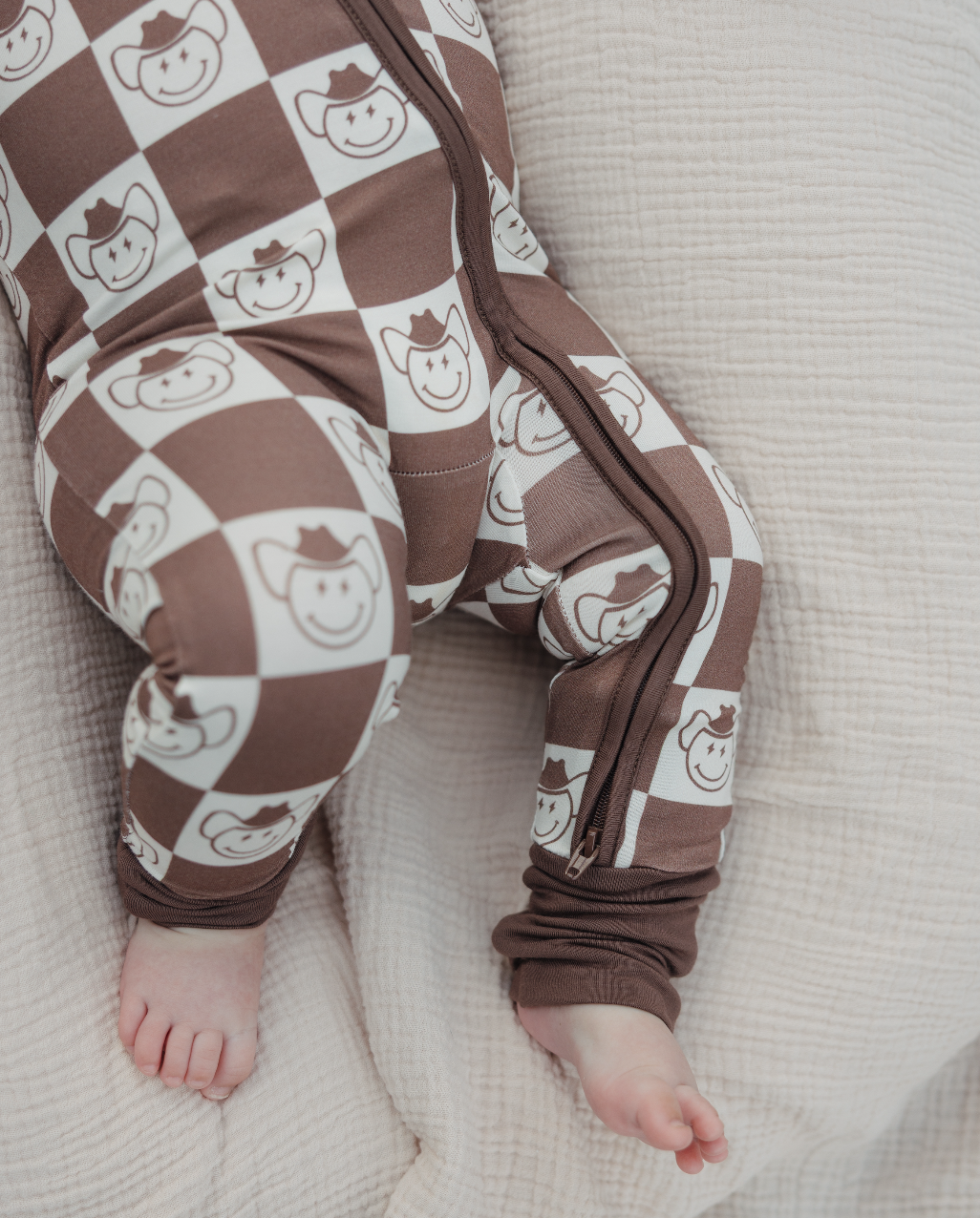 Lil Krew & Co - Wholesale Sleepsuit - Baby - Howdy Cowboy Bamboo Zip Pajamas1