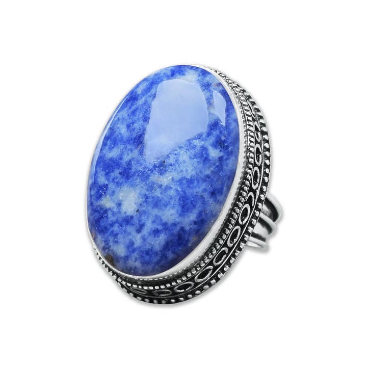 Handmade Jewels – wholesale Cocktail/statement ring – Artisanal Silver-Plated Statement Rings – Assorted Gemstones with Designer Bands (US Sizes 6–10, Non-Adjustable)1