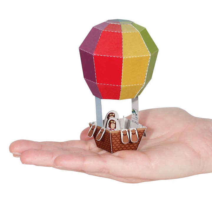 Hot Air Balloon Postcard for wholesale by pukaca