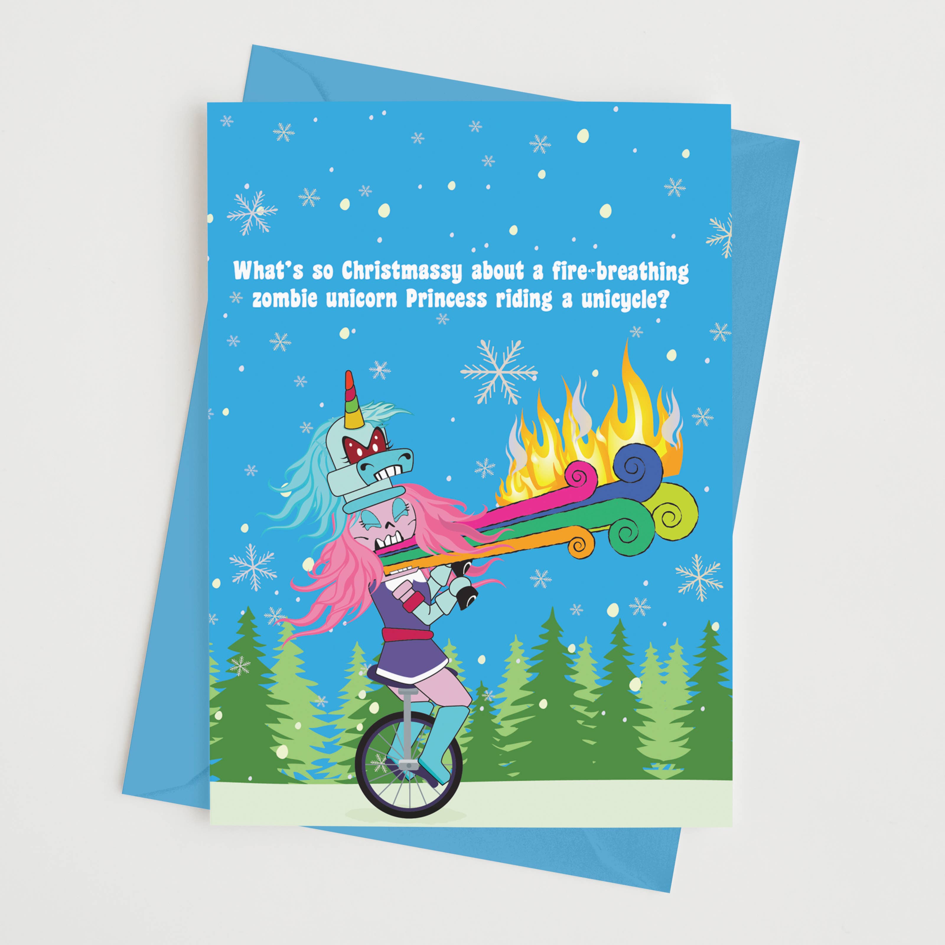 Monster Crackers - Wholesale Christmas Card - Hope Your Holiday is Lit Greeting Card0