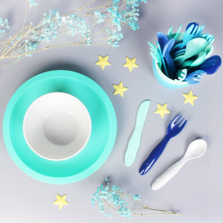 Youngever - Wholesale Dinnerware set – Kids & Baby - Youngever 9Pack 54 pcs Plastic Kids Safe Dinnerware - Coast3