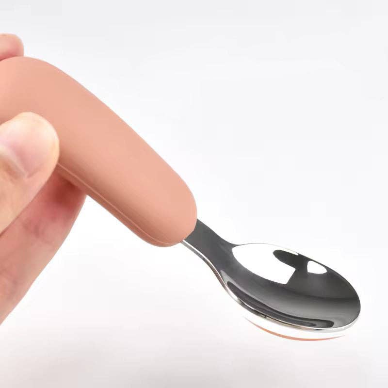 Kiyo Home – Engroshandel Spisestel – Børn og baby – Silikone Krabbe Tallerken med Bestik | Børnetallerken | Servicesæt14