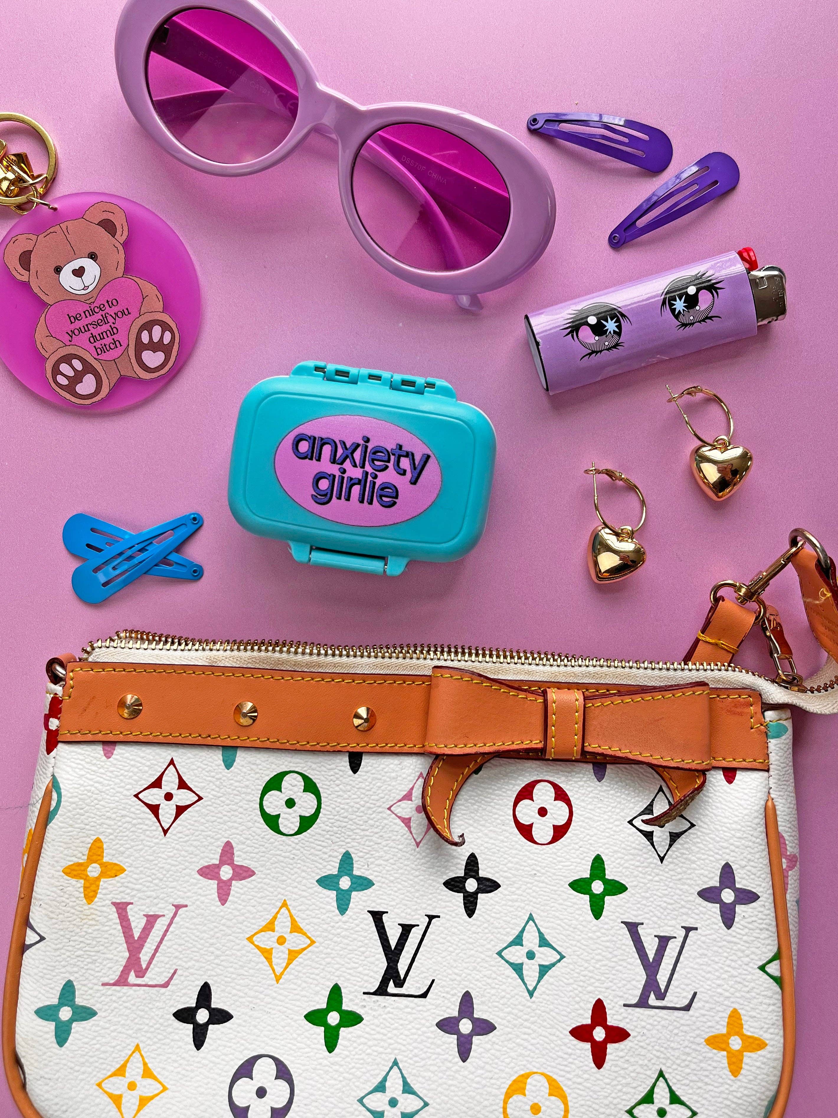 A Shop of Things - Wholesale Pill Organizer - Anxiety Girlie Pill Case2