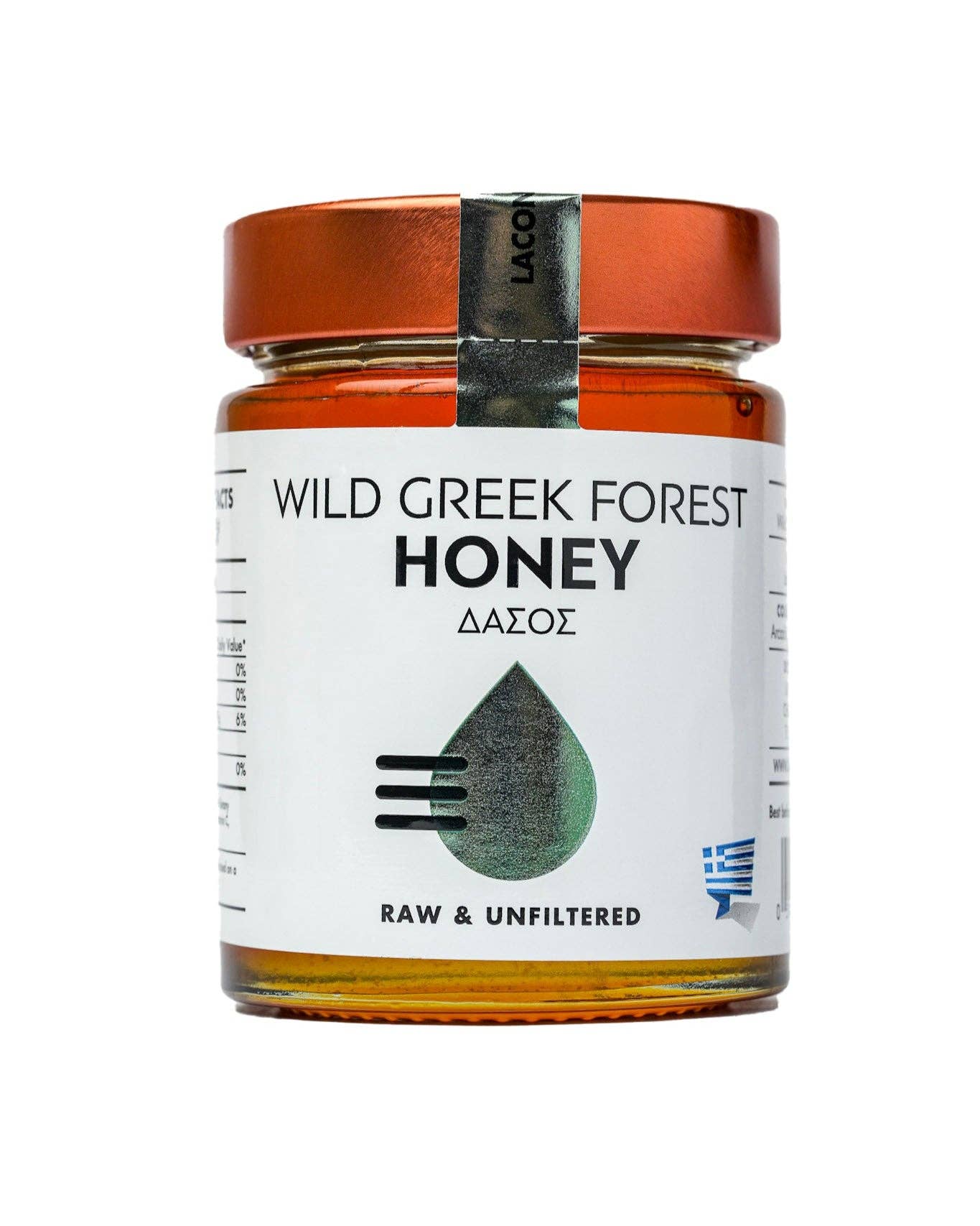 Laconic Foods - Wholesale Honey - Wild Forest Honey | Raw Greek Honeydew Honey – 315g