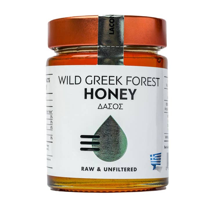 Laconic Foods - Wholesale Honey - Wild Forest Honey | Raw Greek Honeydew Honey – 315g0
