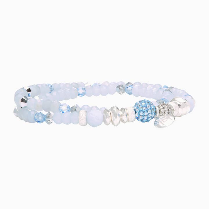 Sparkle Ball™ doppelt gewickeltes Armband für den Großhandel von Hillberg & Berk