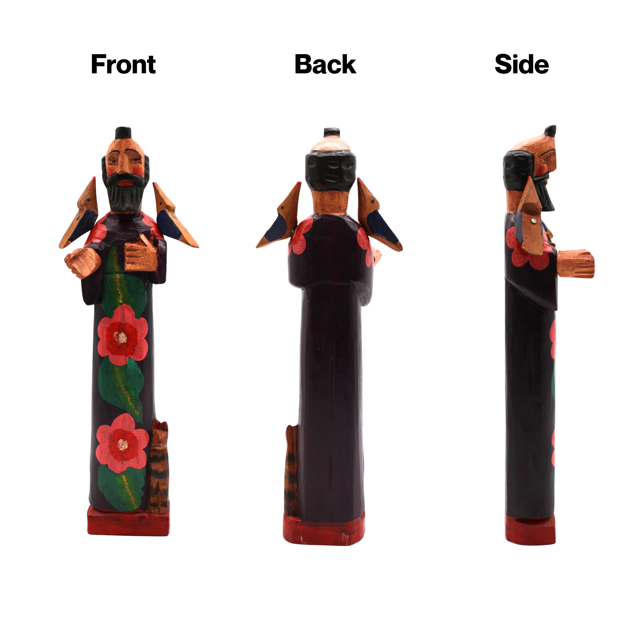 Magnolia Casual - Wholesale Decorative Figurine - Wooden - Saint Francis Figure - Home Decor5