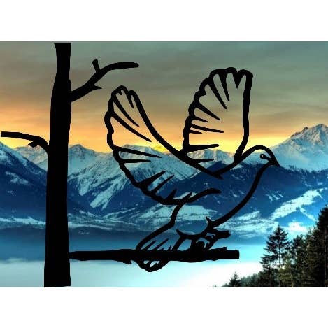 Taube 15X14 für den Großhandel von PDR Metal Art and Fab