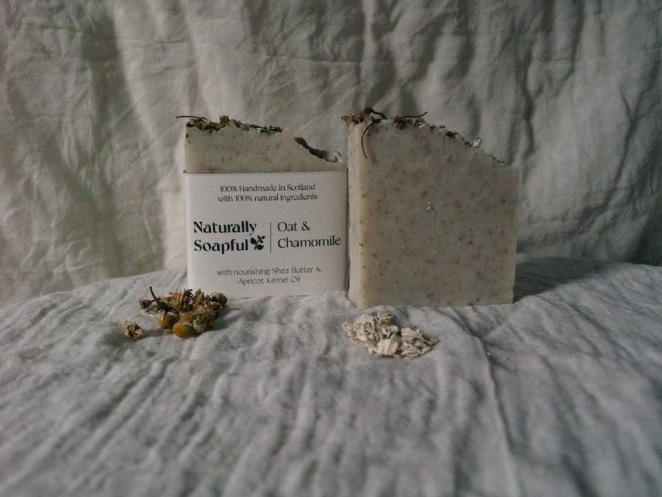 Naturally Soapful – wholesale Bar Soap – Oat & Chamomile Soap Bar, Handmade Soap, Apothecary Soap4