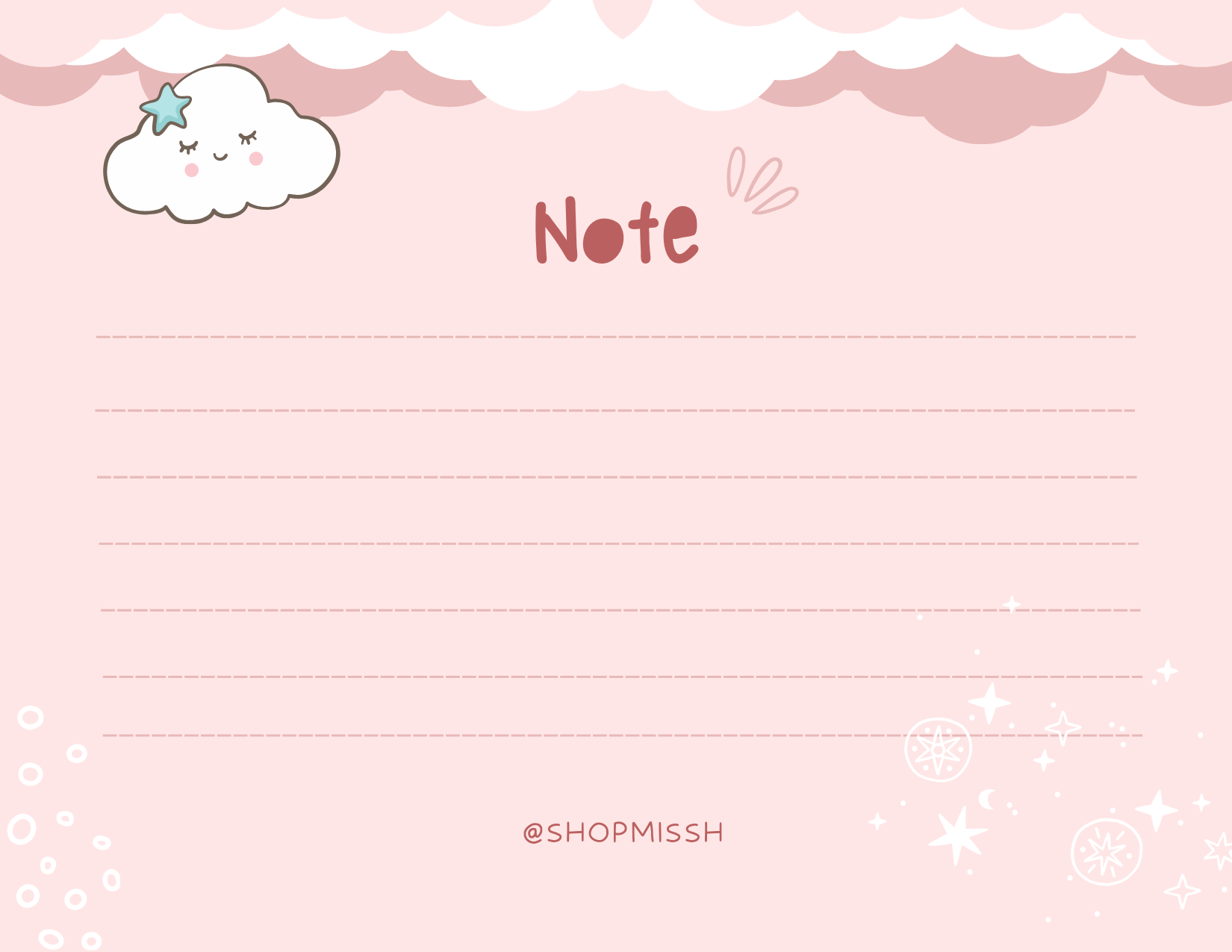 Missh Shop - Wholesale Notepad - Notepad vertical 25 pages with stickers7